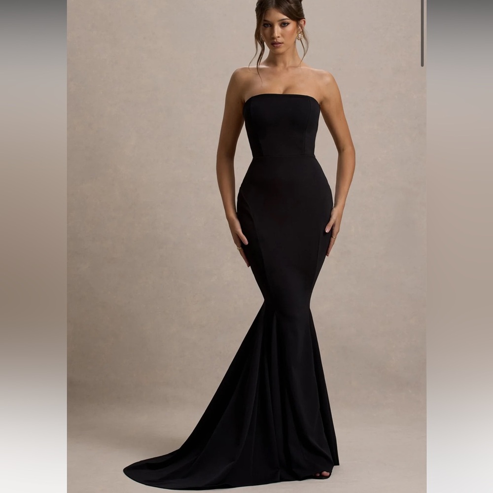 Club L London Fishtail Maxi Dress